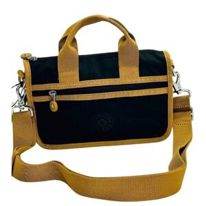 Kipling Danilo Black Satchel Crossbody Bag Handbag‎ Purse NWT